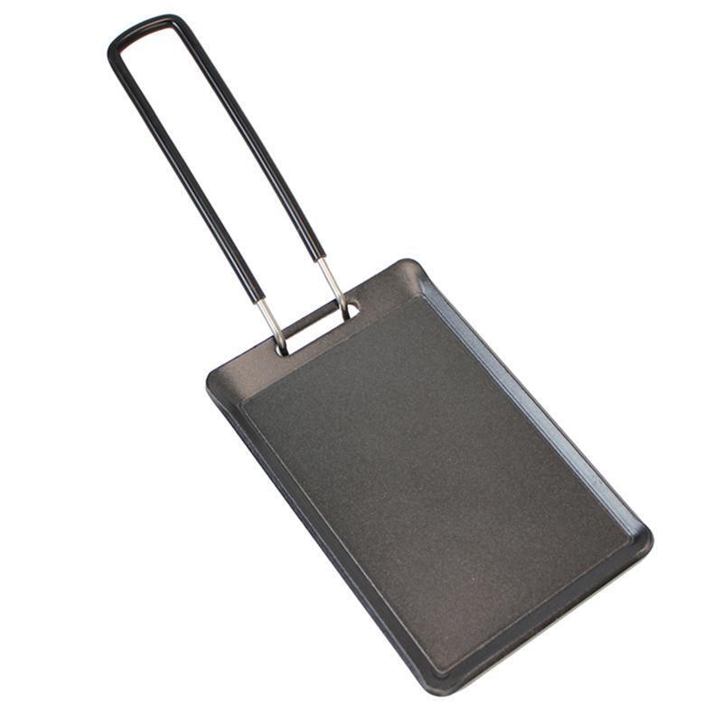 Nonstick Grill Pan Portable Barbecue Plate Outdoor Camping BBQ Griddle Plate