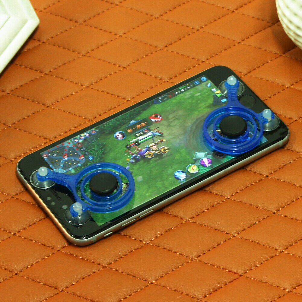 Touch Screen Joystick for Phone Tablet Arcade Games Twin Pack (Blue)