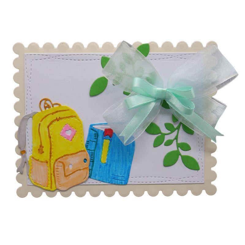 School Bag Backpack Metal Cutting Dies Stencil DIY Scrapbooking Album Stamp Card
