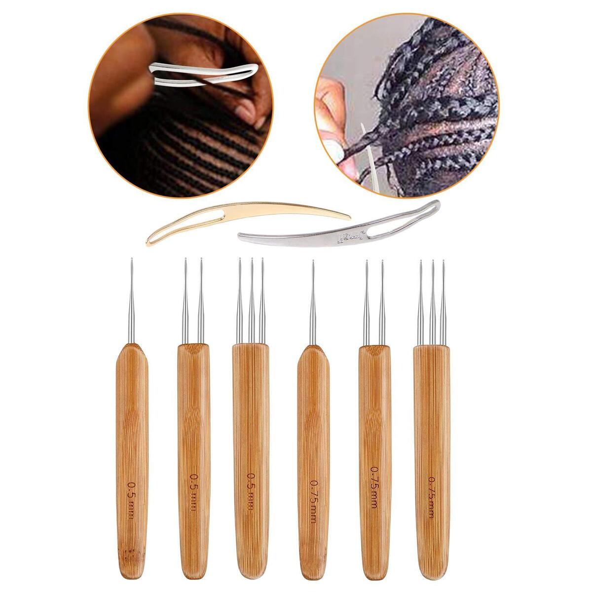 Artist Gather 8 PCS  Men s Crochet Hooks Set  Weaving