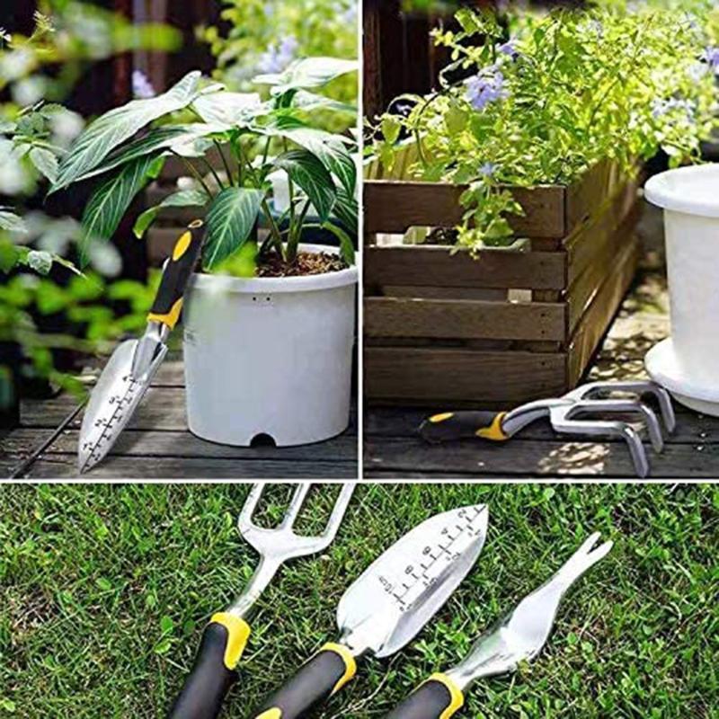 Super Practical Garden Tool Set 3 Pack Stainless Steel Garden Hand Tool
