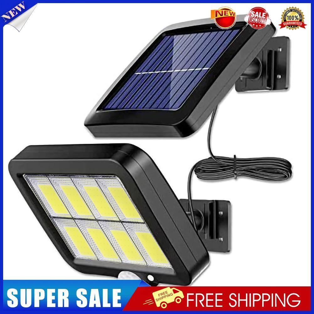 LED Outdoor Solar Garden Waterproof PIR Motion Sensor Wall Light (160COB B)