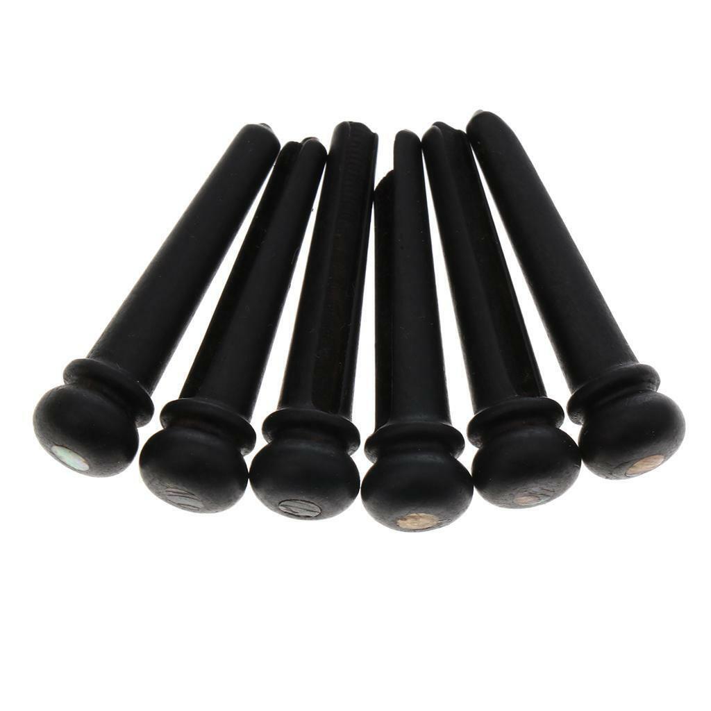 6pcs Bridge  String Pegs for Acoustic Guitar Replacement