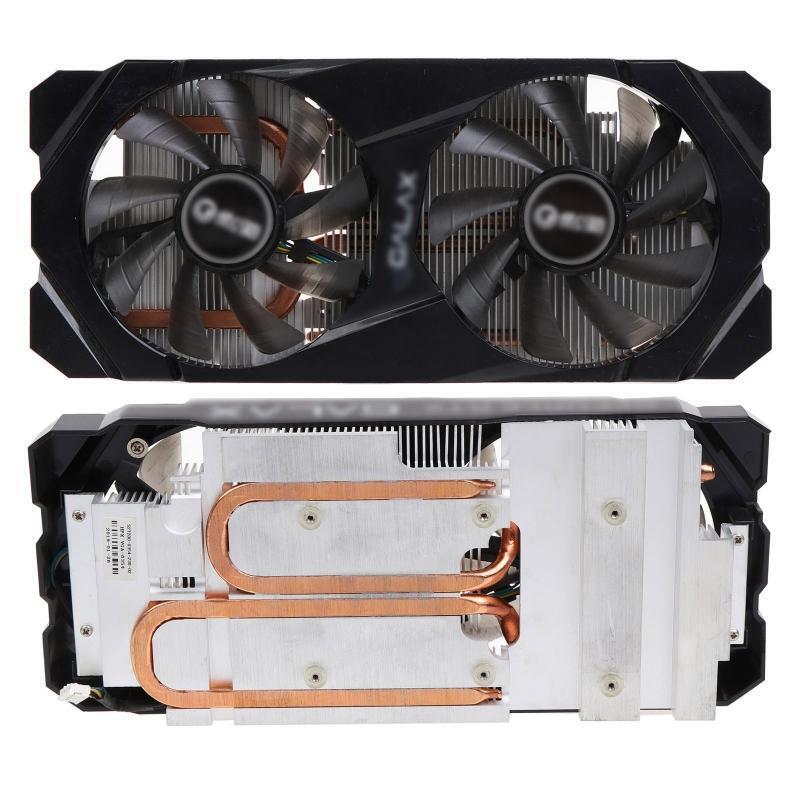 2PCS Graphics Card Cooling VGA Cooler Fan 4Pin 12V for GeForce RTX 1660 1660Ti