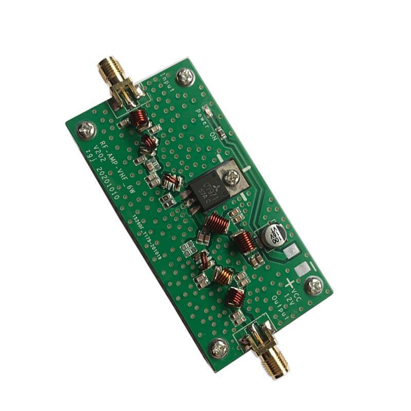 Digital Power Amplificador 6W FM 88-108MHz 12V Green Power Amplifier w/ Heatsink
