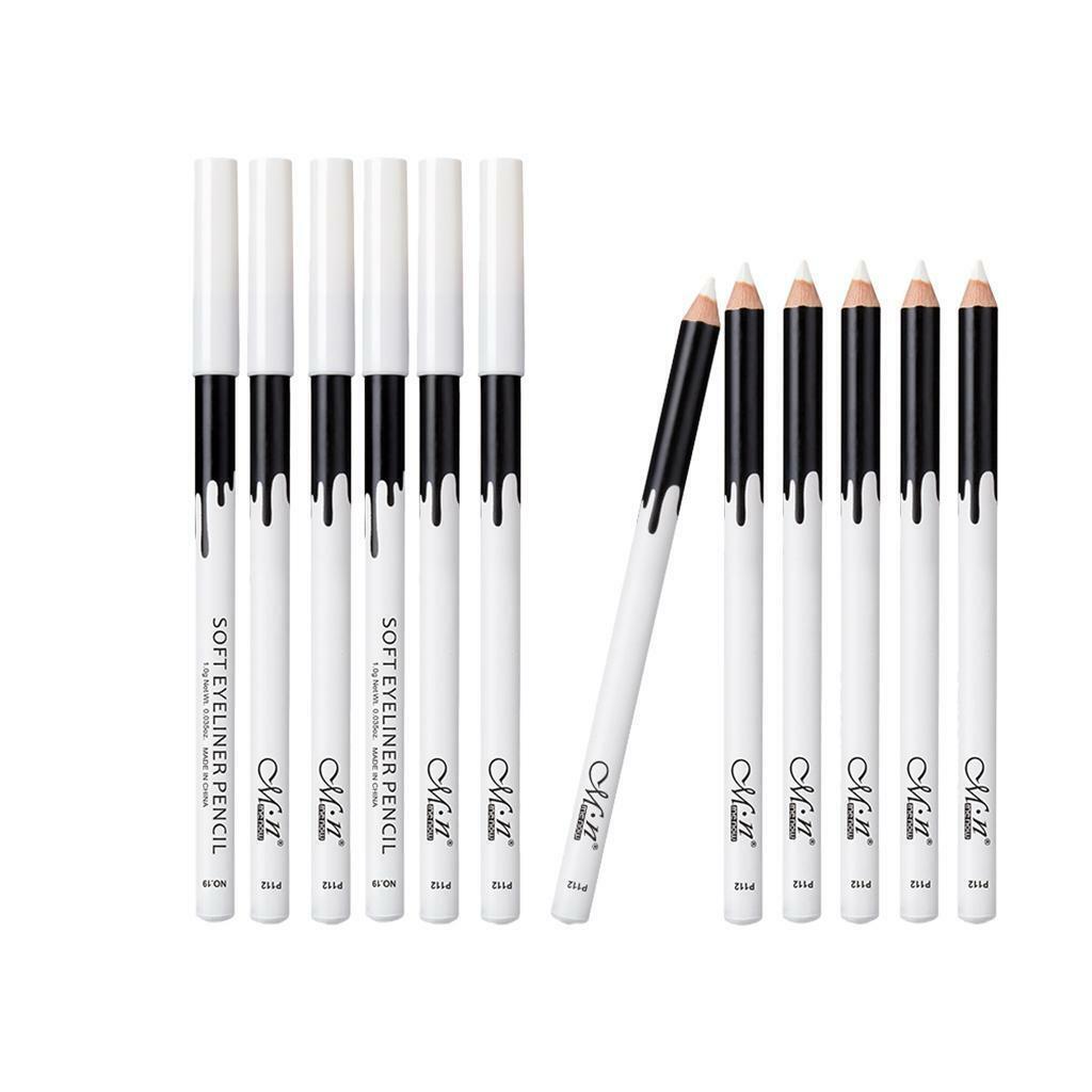 12 lot Waterproof  Makeup Cosmetic Highlight Eyeliner Pen White