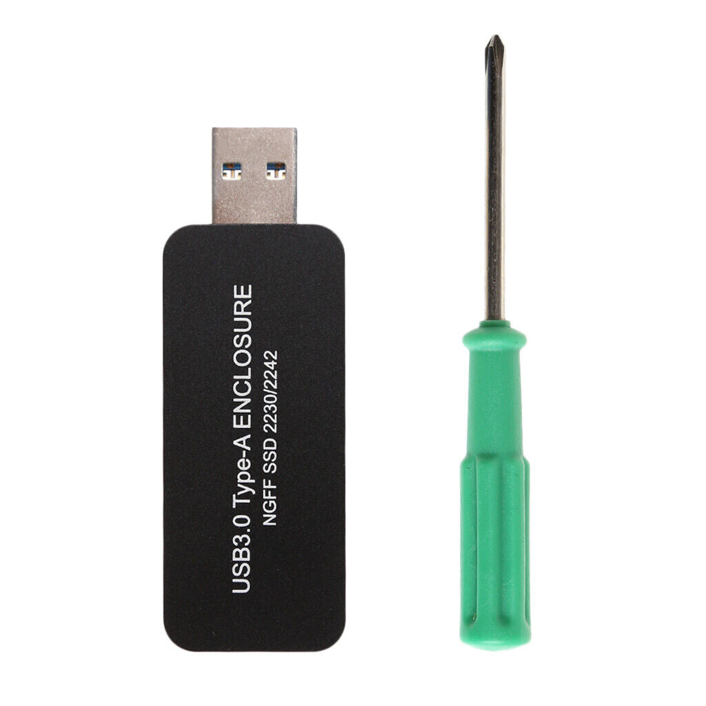 USB3.0 to 2242  M.2 SATA-Based  SSD External Enclosure Storage Case