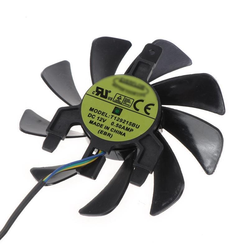 for Sapphire RX 580 2048SP 85mm T129215SU 4Pin VGA Fan Graphics Card Cooling Fan