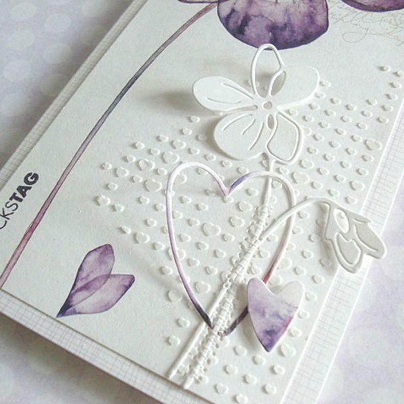 Beautiful Flower Metal Cutting Dies Stencil Scrapbooking DIY Album Stamp Paper