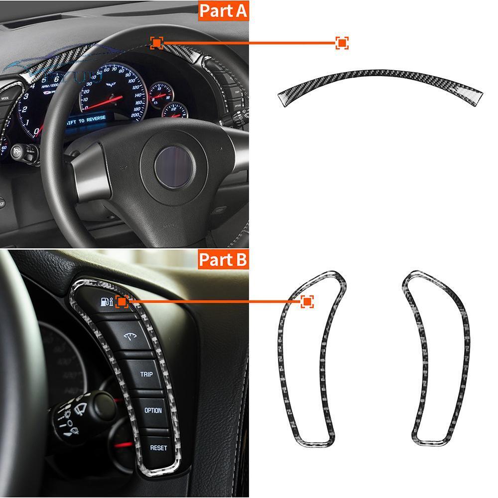 Car Carbon Fiber Dashboard Panel Cover Trim For 2005-2013 Chevrolet Corvette C6