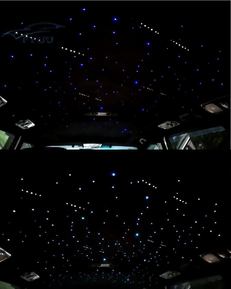1set RGBW Bluetooth RF Sound Control Fiber Optic 300pcs Cables+50pcs Starry Set