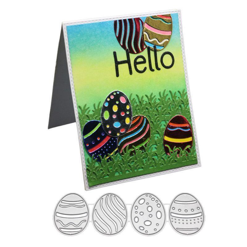 Egg Metal Cutting Dies Stencil DIY Scrapbooking Album Stamp Paper Card Embossing