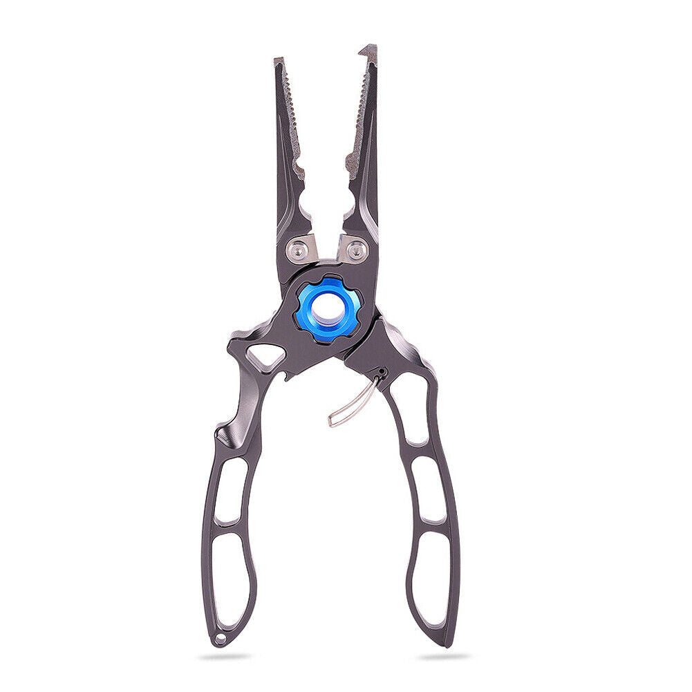 Outdoor Fishing Pliers Tongs Fish Hook Remover Braid Line Cutter Scissors