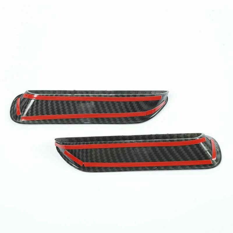 Carbon Fiber Look Hood Scoop Air Vent Cover Fit For Dodge Challenger 2009-14 New