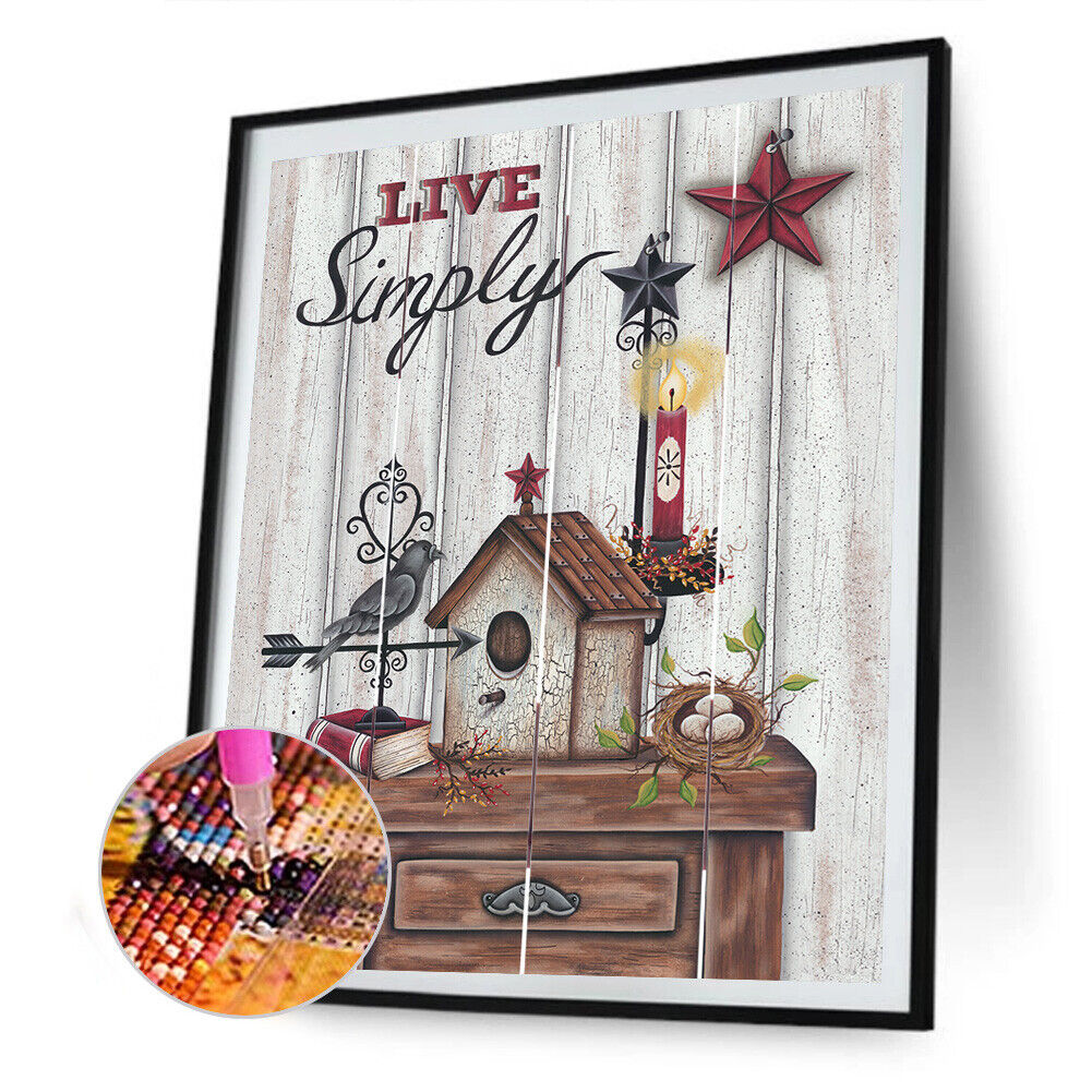 5D Diamond Painting Full Round Counter Ornament Picture Home Decor (A4492)