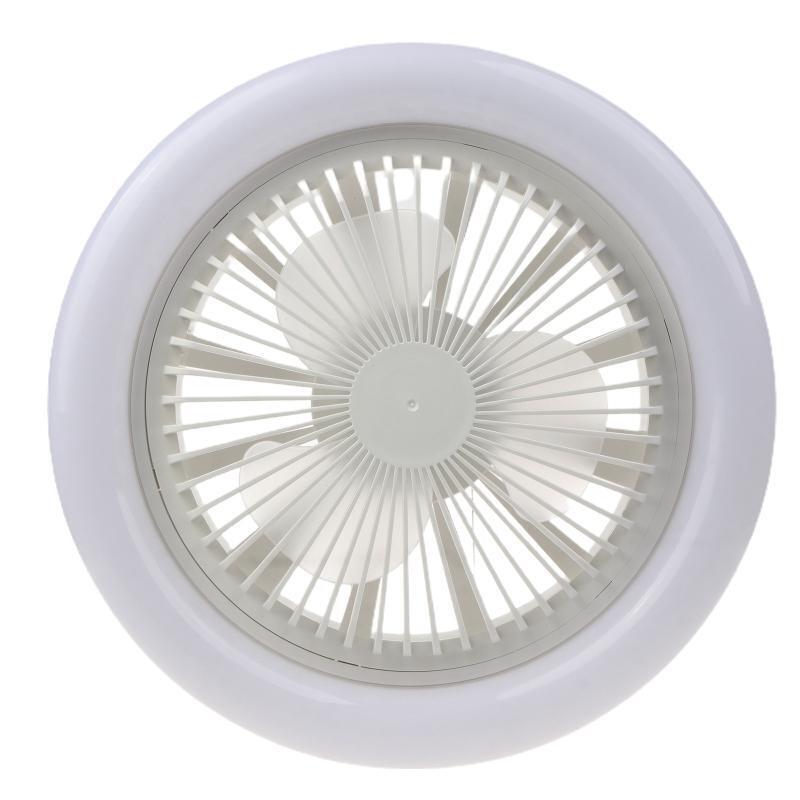 2-in-1 Fan Lamp AC 85V-265V E27 LED Light 30W Ceiling Fan with 1m E27 Cable Line