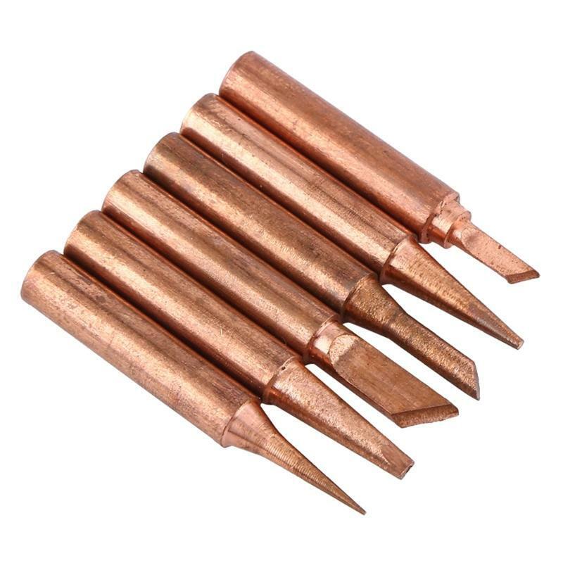 6 Pieces Non Magnetic Welding Nozzle Suitable for Lower Temperature Soldering