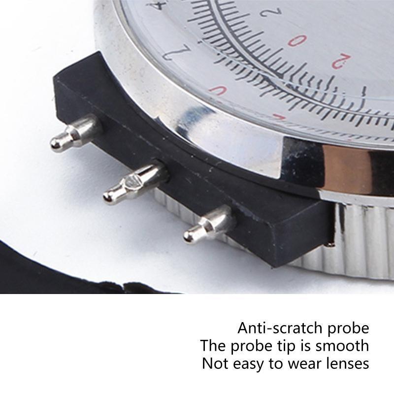 Professional Eyeglasses Lens Measure with Scratch Proof Probe Stainless Steel