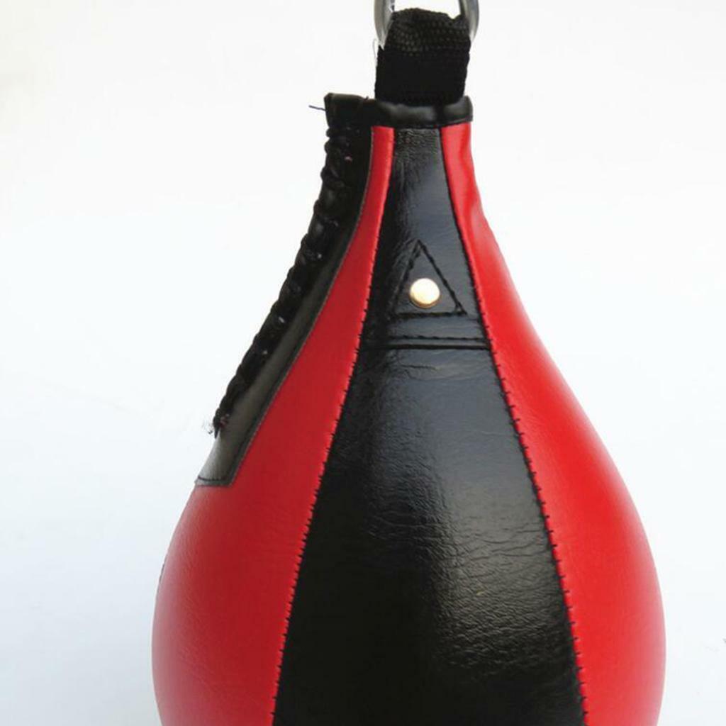 PU Leather Speed Ball Boxing Punch Bag MMA Punching Training Aids for Home