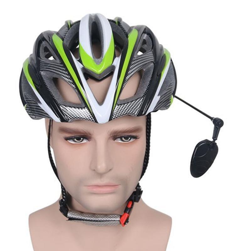 Riding Helmet Rear View Mirror Bicycle Scratch Resistant Glass Lens Accessories