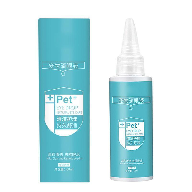 60ml Pet Ear Powder Safe Pet Ear Cleaner Natural Ear Cleaning Liquid for Cat Dog