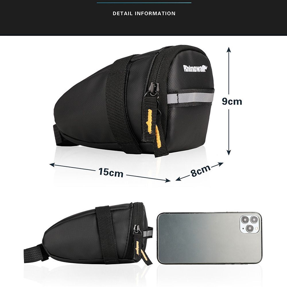 Sports Outdoor Bike Saddle Bag Under Seat Storage Cycling Bags Rear Tail Pouch