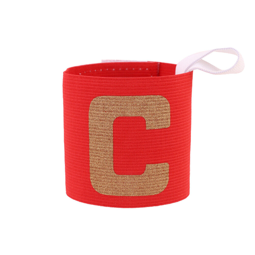 Soccer Football Captain Arm Band Leader Competition Armband for Kids (Red)