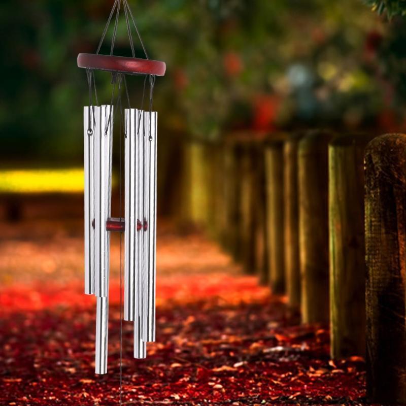 Deep Amazing Grace Chapel Church Wind Chime Heavy Duty Windchime Wood Red