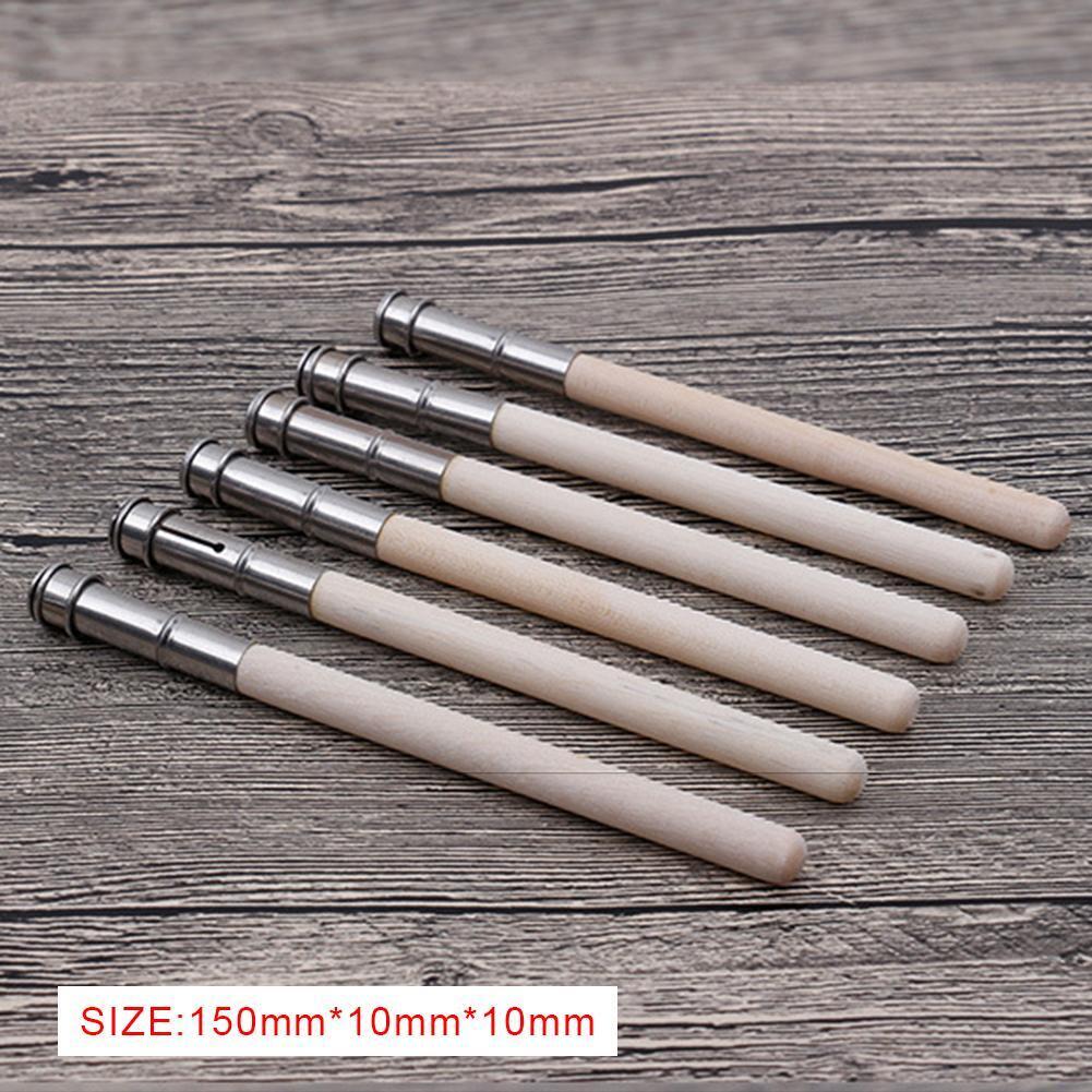 Wood Single Head Pencil Extender Holder Sketch School Office Art Write Tool