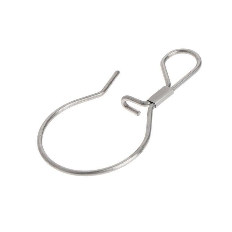 Live Fish Lock Stainless Steel Buckle Fishing Tackle Snaps Portable Accessories