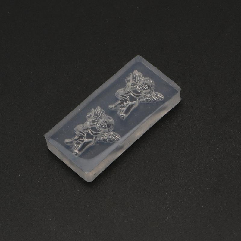 Handmade Jewelry Ornaments Pendant Casting Mold DIY Mini Angel Keychain Mold
