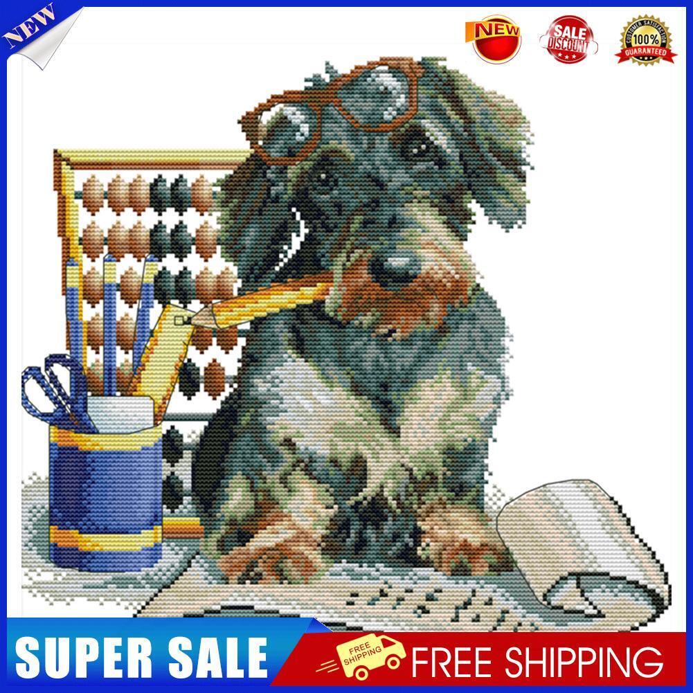 Partial Embroidery Stamped Counting DIY Cross Stitch Kits 14CT Needlework