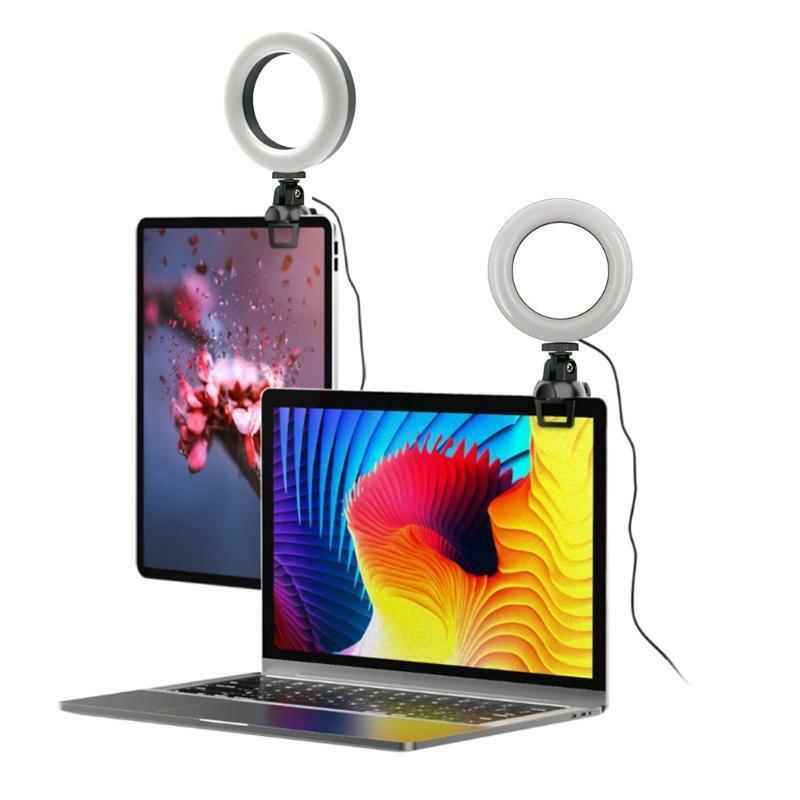 4.5" LED Ring Light Tablet Fill Light 3200-5600K 56 LED Bead for On-line Meeting