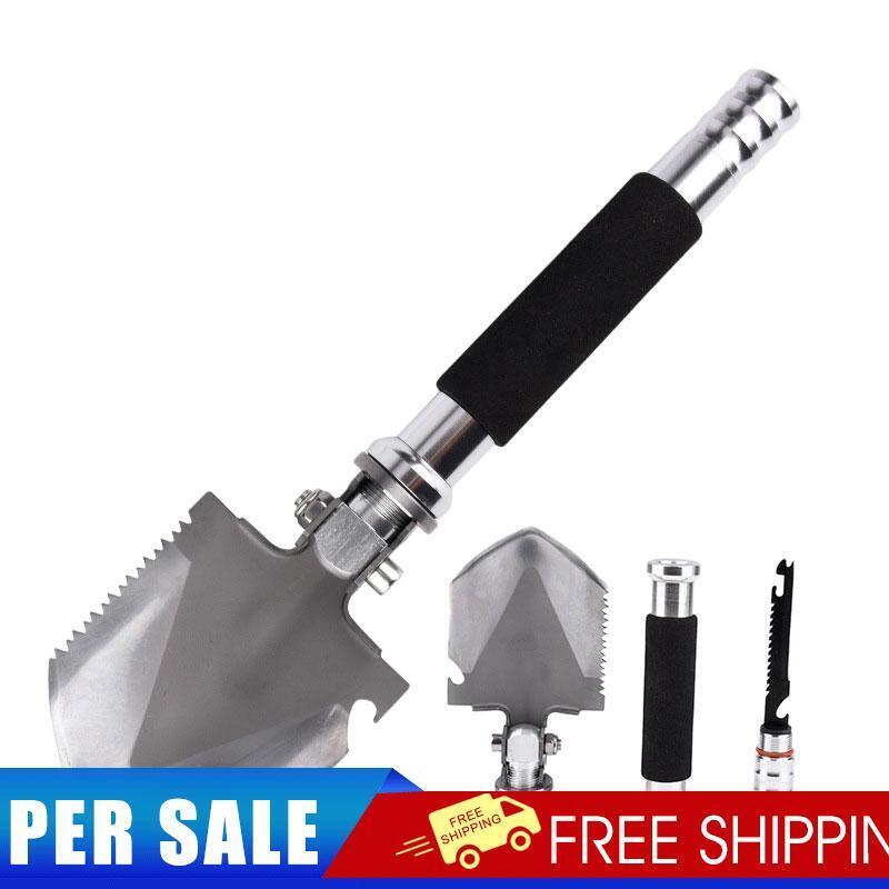 Folding Sapper Shovel - Mini Multifunctional Camping Survival Equipment