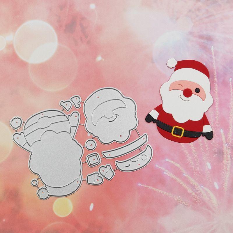 Christmas Santa Claus Metal Cutting Dies Stencil Scrapbooking DIY Album Stamp