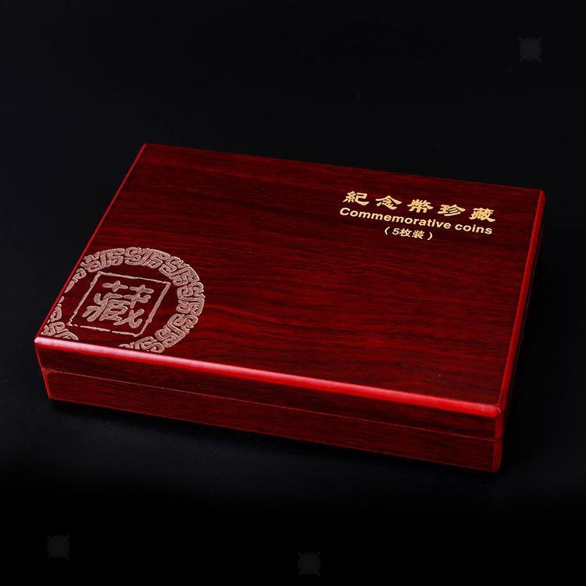 Wooden   5 Grids Case with Cushion Pad for s Luxury Gifts