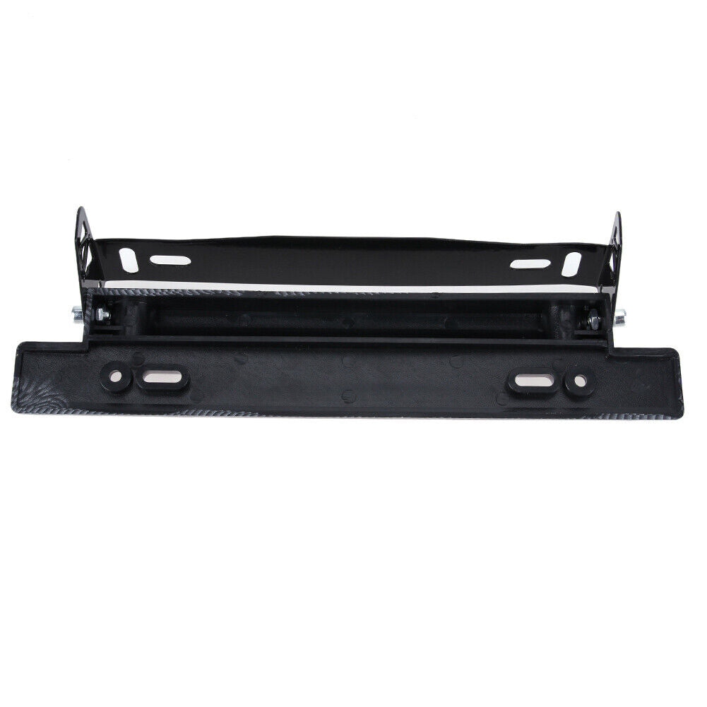 Adjustable Carbon Fiber Number Car Racing License Plate Frame Holder