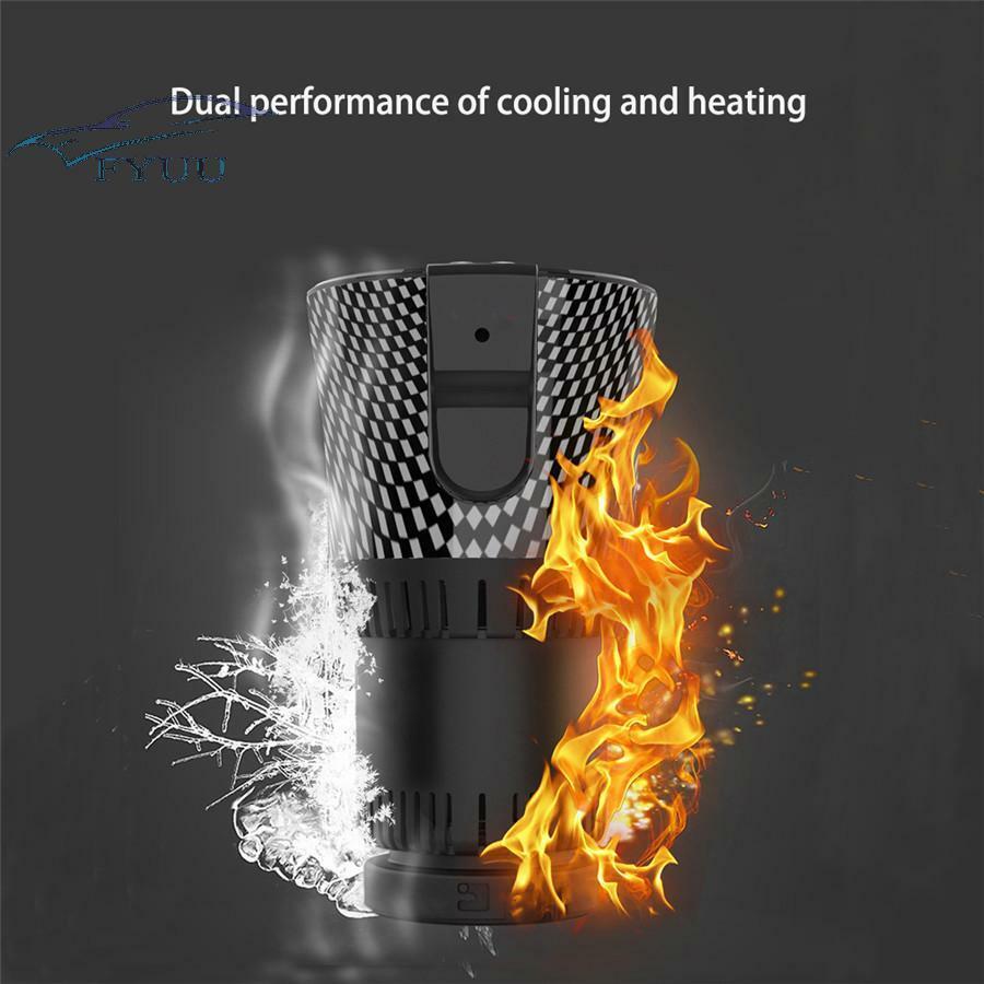 1x 36W 2-in-1 Car Cooler Warmer Water Coffee Beverage Milk Warmer Heater Cooler