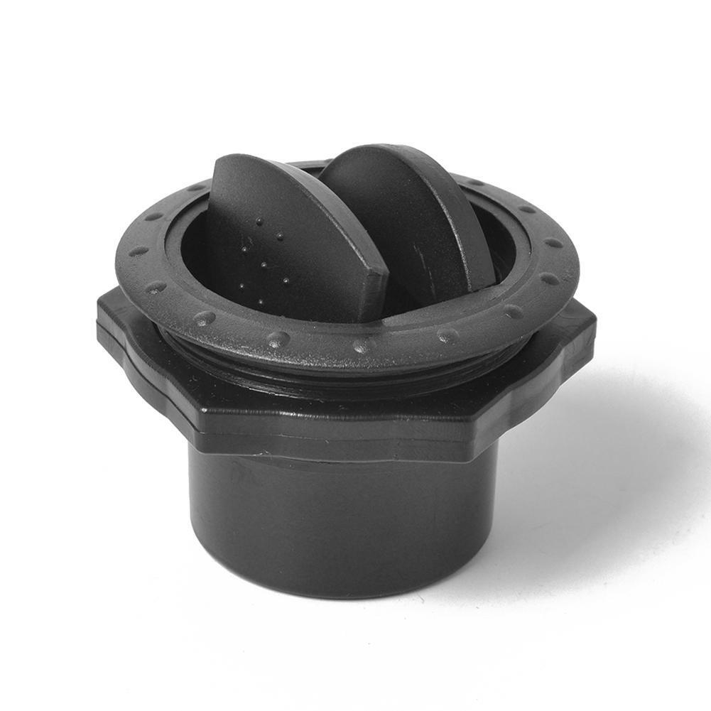 Universal 60mm Round A/C Air Outlet Vent for RV Bus Boat Yacht (Black)