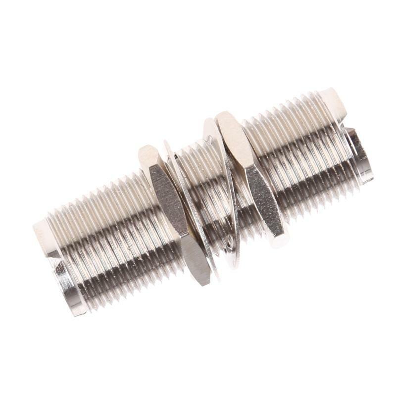 UHF Female-Female Bulkhead Connector RF Coaxial Adapter for CB Ham Radio Antenna