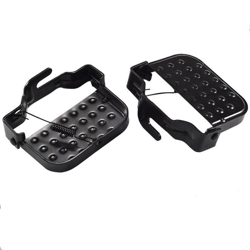 1 Pair of Bike Rear Pedals Folding Bike Pegs Footrest Steel Foot Peg Kids Bike