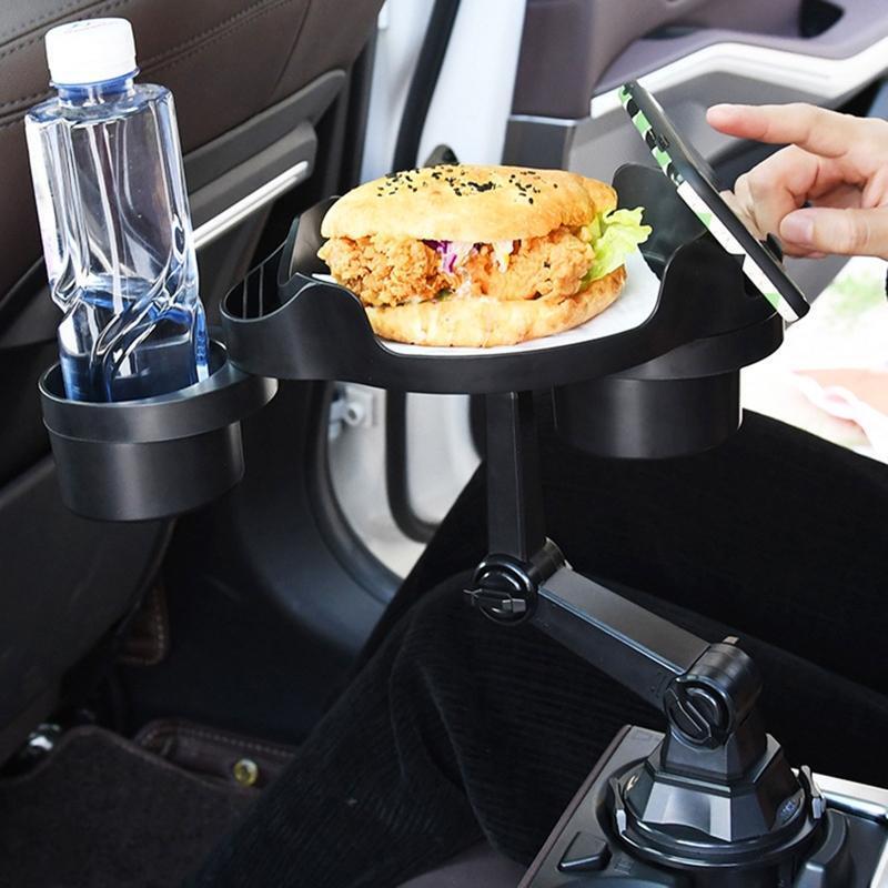 Car Table Auto Coffee Burger Rack Desk for Traveling Snack Phone Easy Installati
