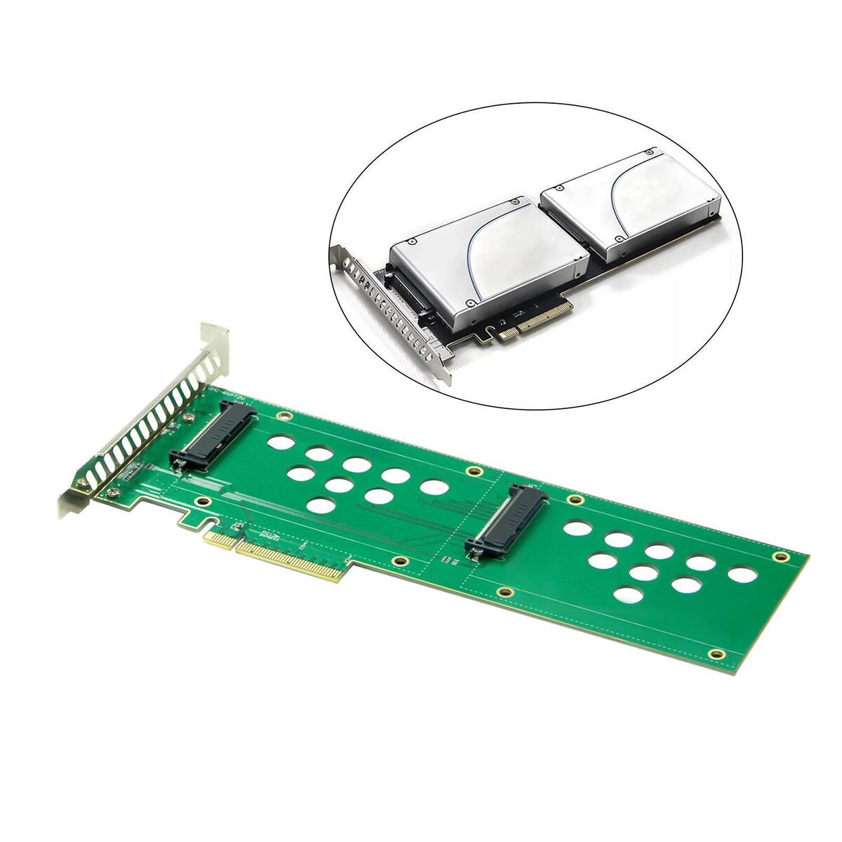 tachiuwa U.2 PCI-e ExpansionCard SFF-8639 to SSD Adapter Card, PCI-E 3.0 X8 SATA