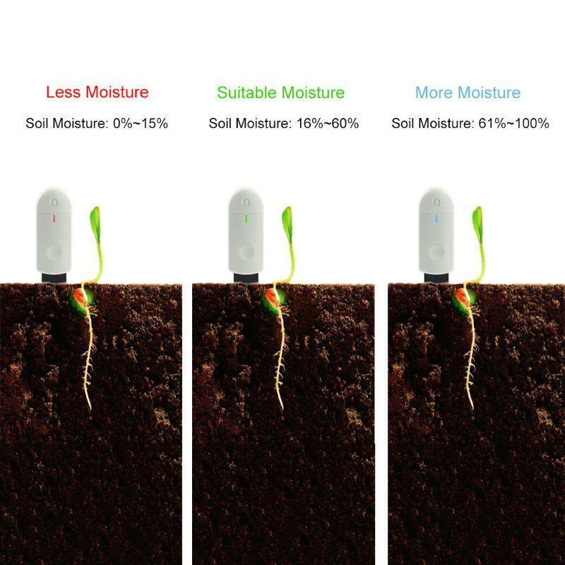 Soil Moisture Detector for Flowers Soil Instant Humidity Analyzer Soil Tester