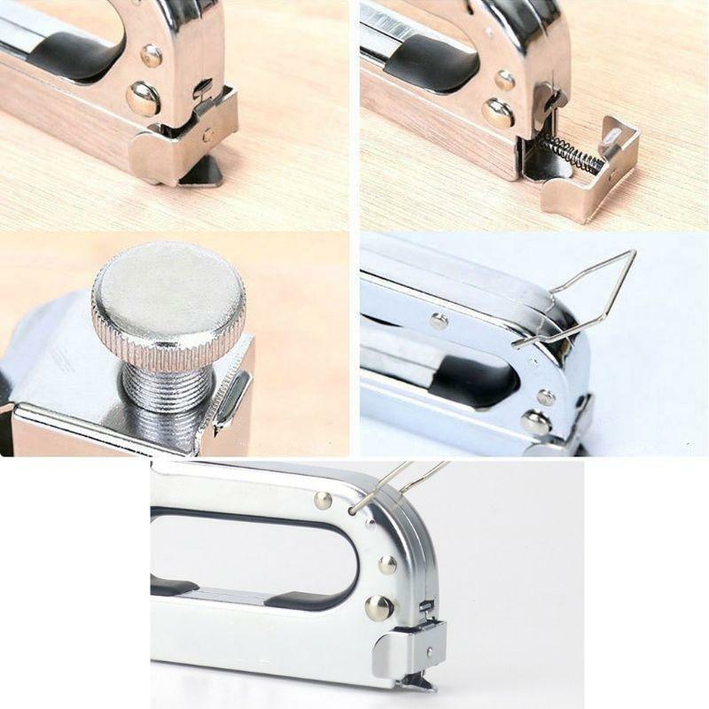 3 in 1 Nail Staple Gun 3 Ways Stapler Tacker for Fixing Furniture Doors Home