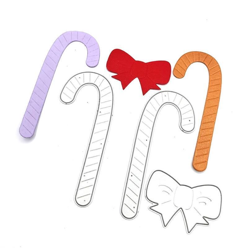Christmas Crutch Metal Cutting Dies Stencil DIY Scrapbooking Album Paper Card