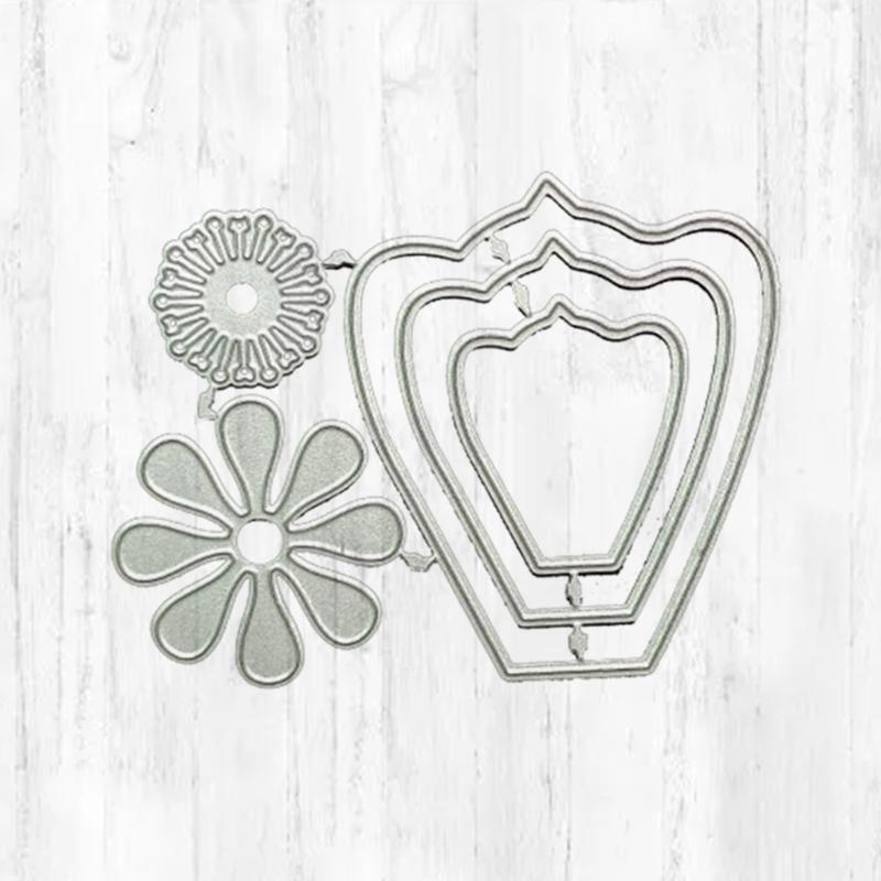 Creative Cutting Die Flower Metal Die Cutter Scrapbooking Aesthetic Ornaments