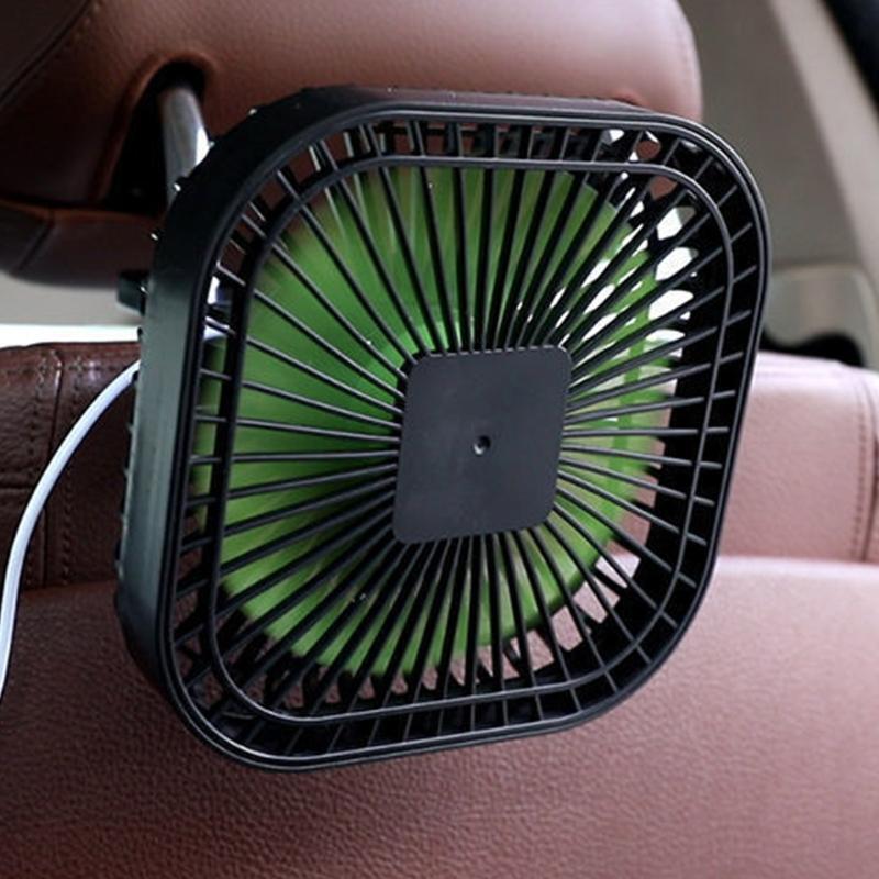 3 Speed Backseat Car Fan Cooling Small Personal Fan for Car Vehicle Rear Seat