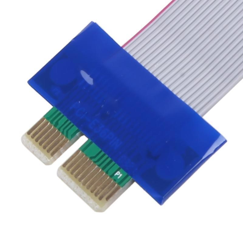 PCI-E 4x Extender Adapter Cord PCI E Graphics Card Extension Cable Male Female