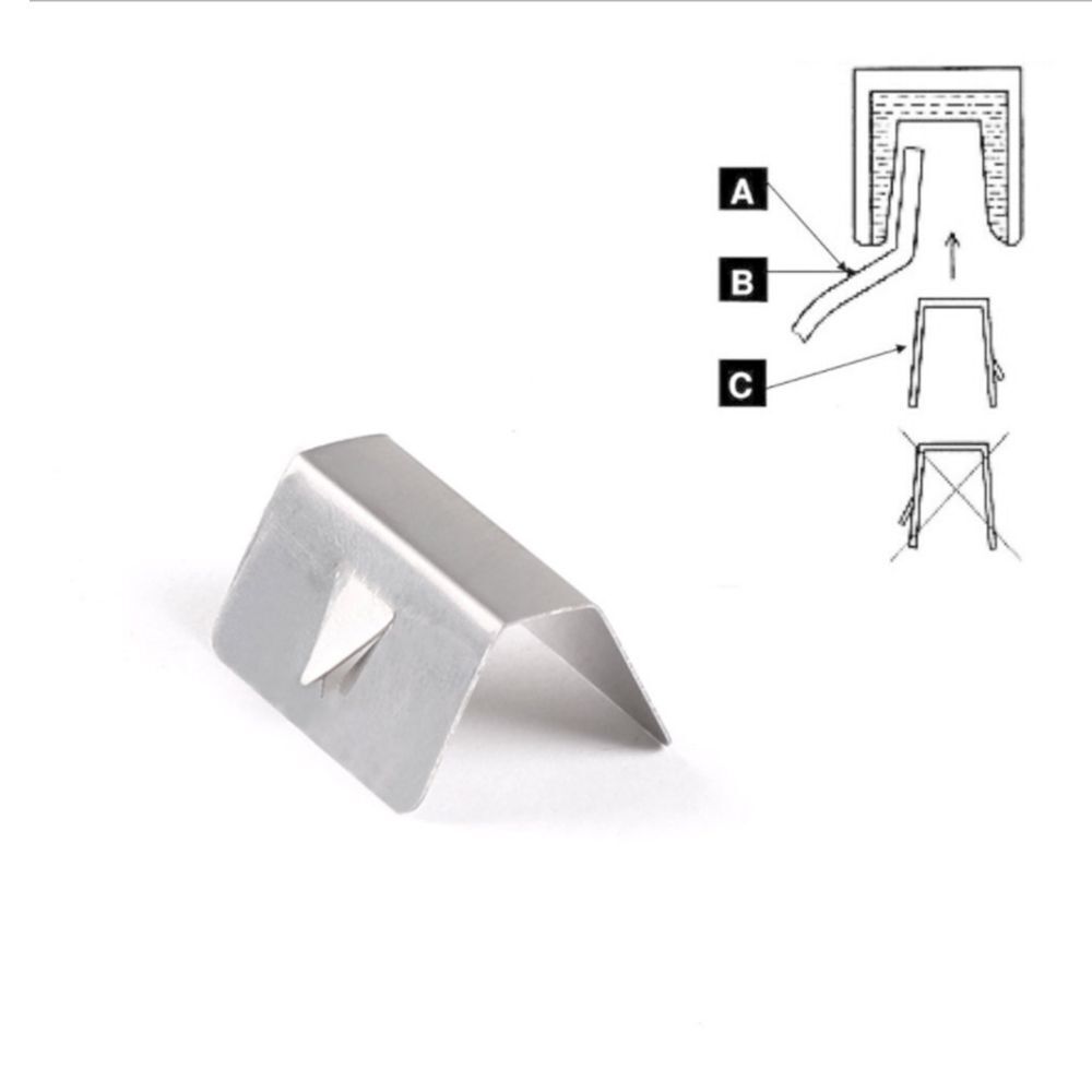Channel Rain Wind Deflector CLIPS Windshield Metal Clip Auto Parts Glass Clip